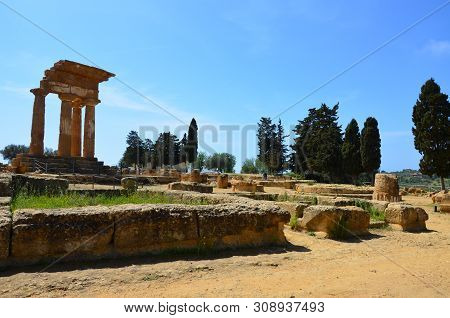 The Temple Of The Dioscuri, Agrigento, Sicily