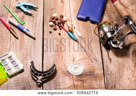 Preparation For Carp Fishing. Accessories And Bait For Carp Fishing. Fishing Floats And Boilies.
