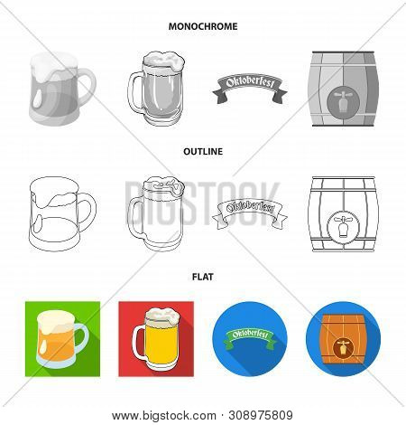 Isolated Object Of Minimal And Pint Symbol. Set Of Minimal And Craft Vector Icon For Stock.