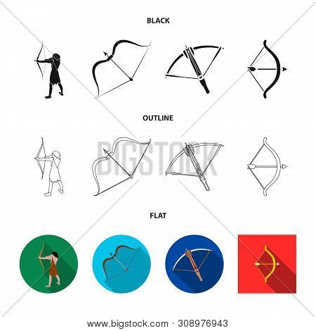 Isolated Object Of Hand And Tribal Logo. Set Of Hand And Nature Stock Vector Illustration.