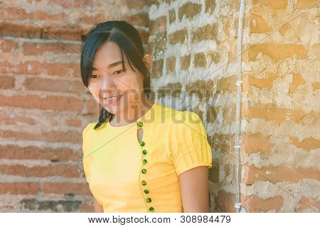 Mingun-myanmar, January 20, 2019 : Unidentified Tourists Come To Visit And Take Photographys At The