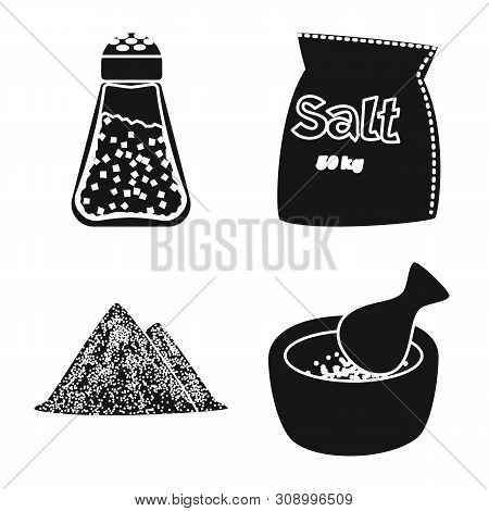 Vector Illustration Of Natural And Baking Symbol. Collection Of Natural And Food Vector Icon For Sto