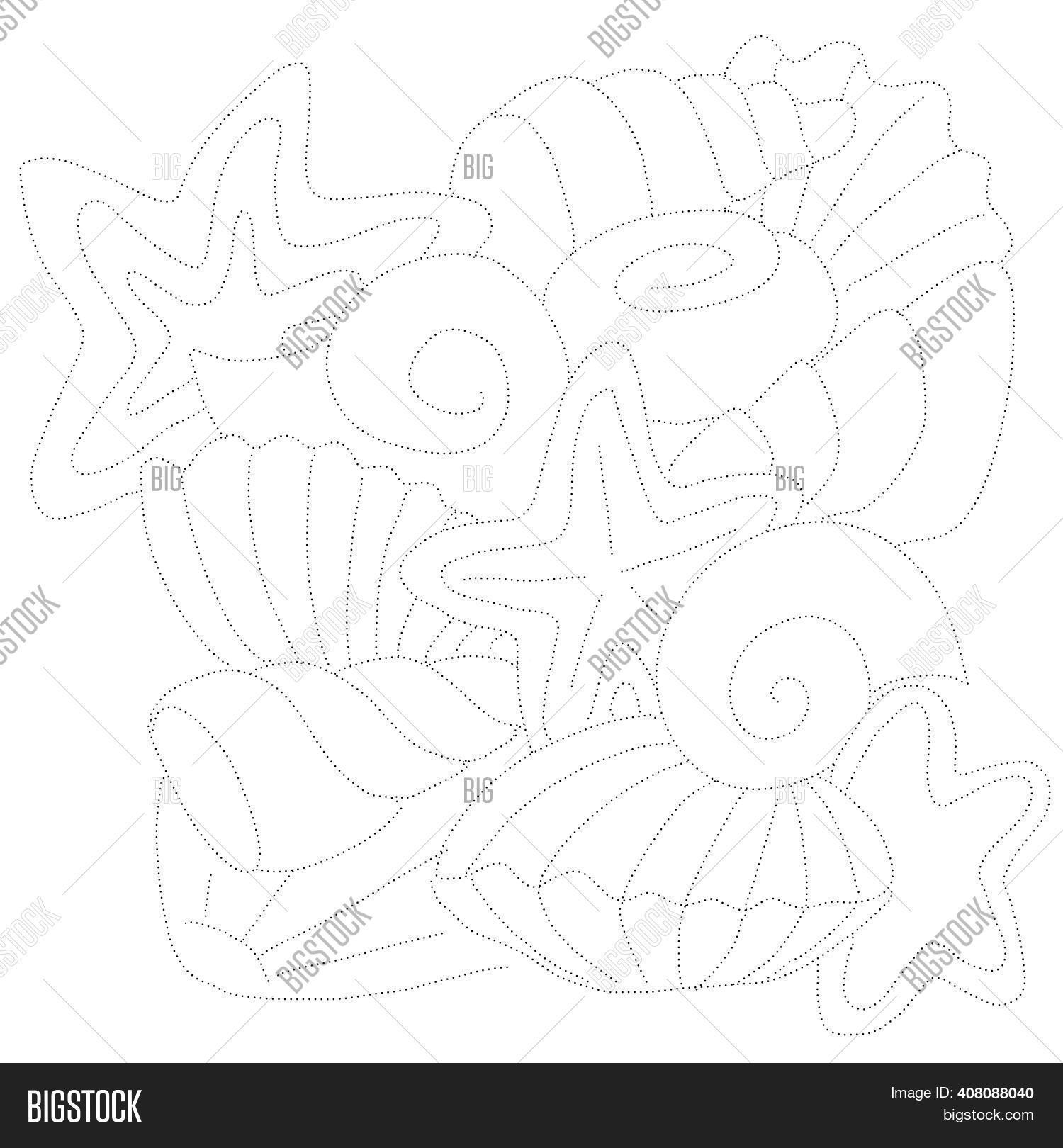 Coloring Book. Dot Dot Image & Photo (Free Trial) | Bigstock
