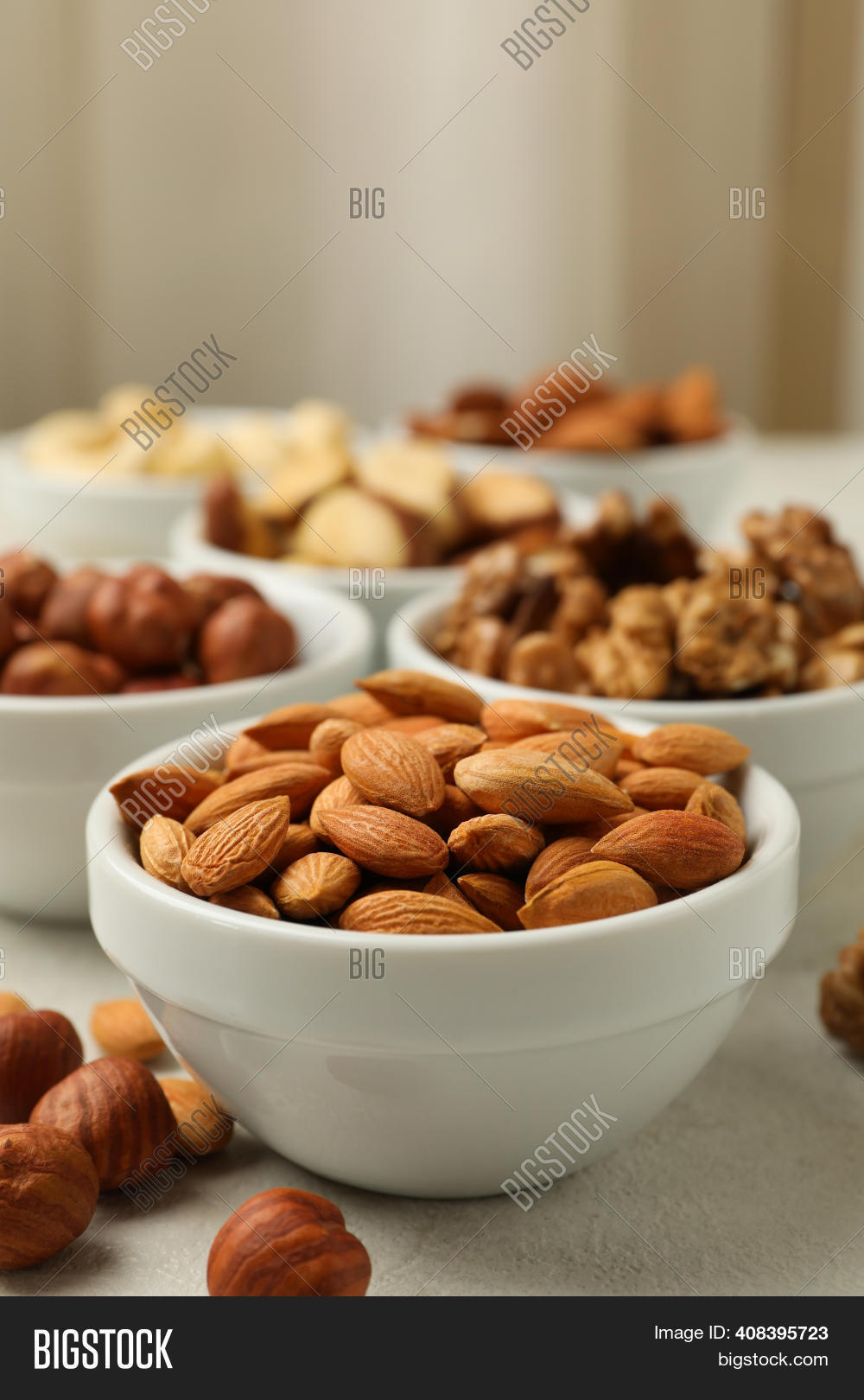 Bowls Different Nuts Image & Photo (Free Trial) Bigstock