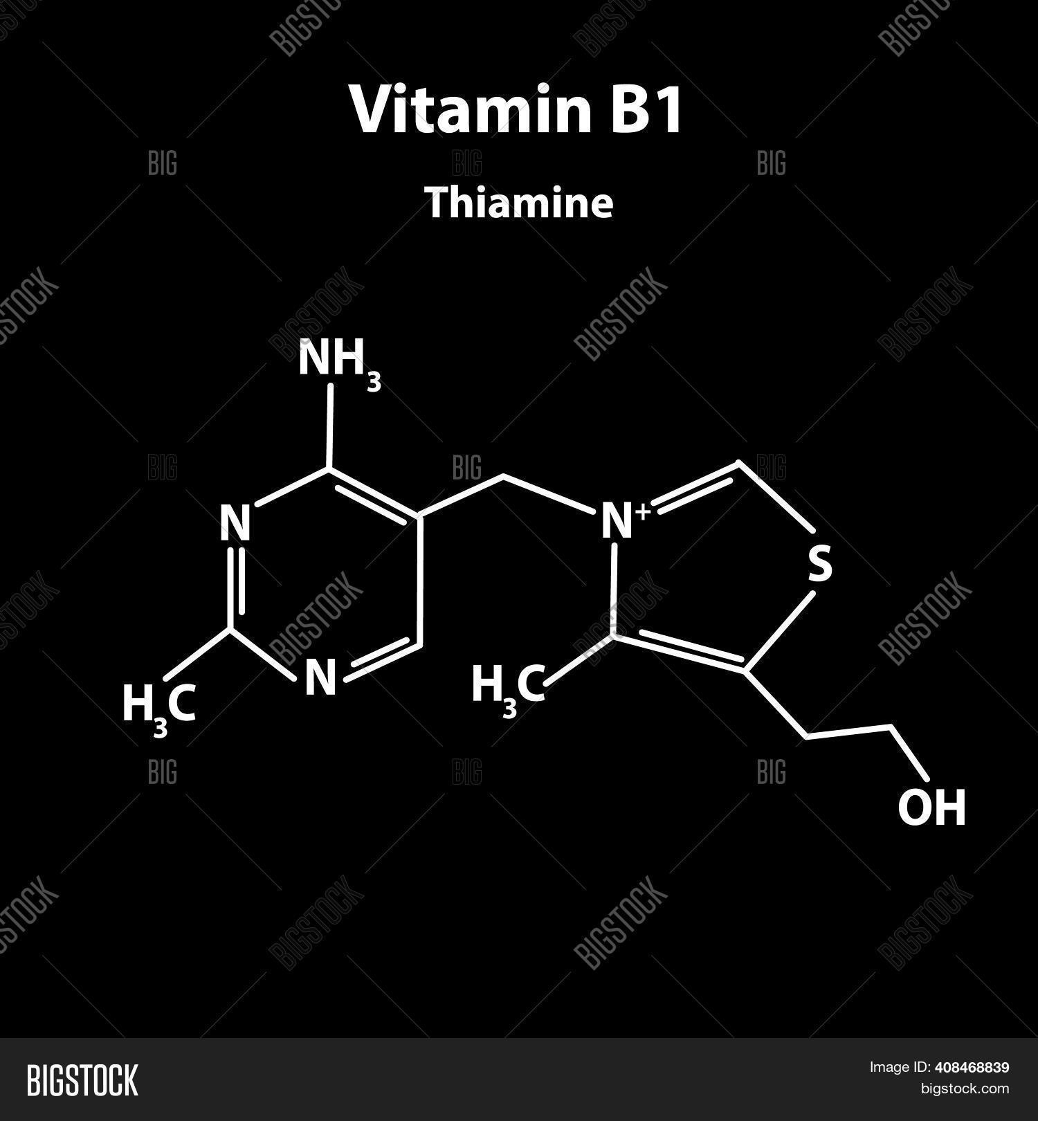 Vitamin B1. Thiamine Image & Photo (Free Trial) Bigstock