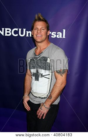 LOS ANGELES - JAN 7: Chris Jericho deltager NBCUniversal 2013 TCA vinter Tryk på Tour på Langham H