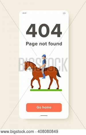 Icon Of Horseback Rider. Equestrian, Jockey, Dressage. Horse Riding Concept. .can Be Used For Topics
