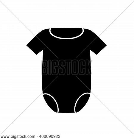Baby Cloth Icon On White Background. Baby Bodysuit Sign. Flat Style.