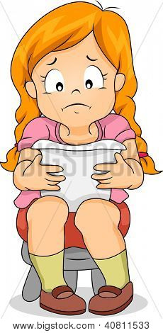 Obrázek dívky, mračil se při čtení smutný dopis