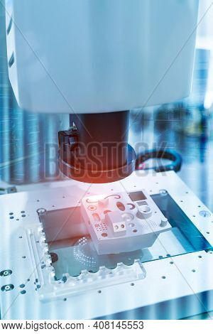 vision sensor camera system in intellegence factory,manufacturing industry for industry 4.0 and technology concept