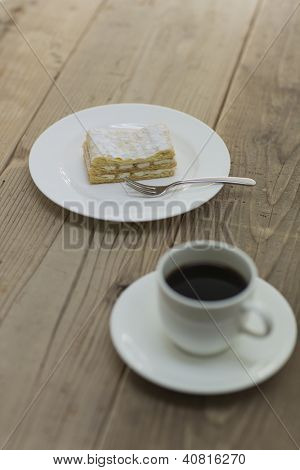 Caffè e millefoglie