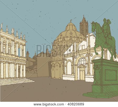 Italian Square Collage