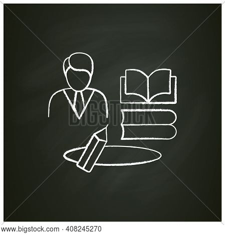 Learning Zone Chalk Icon. Route To Success. Self Improvement And Self Realization. Business And Care