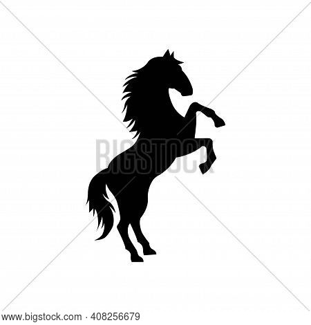 Horse Icon Illustration Isolated Vector Sign Symbol, Vector