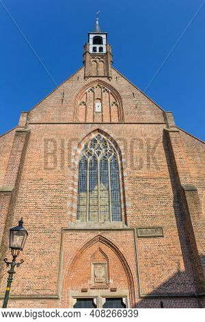 Facade Of The Church Of Our Lady In Steenwijk, Netherlands