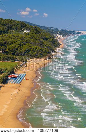 Baia Calenella beach, Vico del Gargano, Foggia, Italy