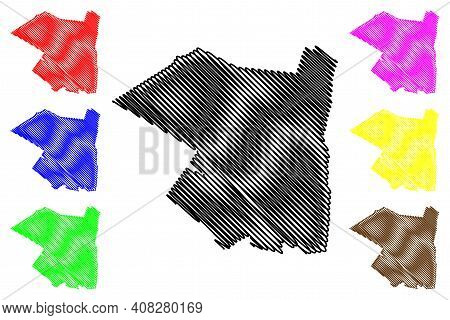 Ulster County, New York State (u.s. County, United States Of America, Usa, U.s., Us) Map Vector Illu