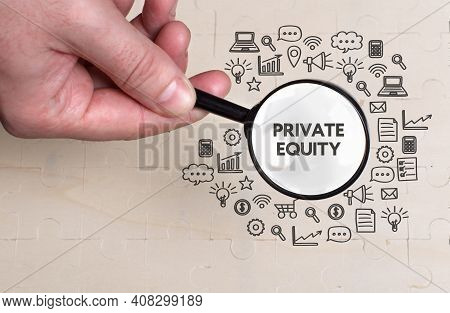 Business, Technology, Internet And Network Concept. Young Businessman Thinks Over The Steps For Succ