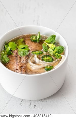 Bowl Of Vietnamese Pho Bo