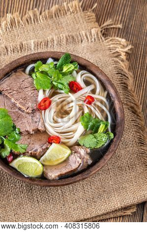 Bowl Of Vietnamese Pho Bo