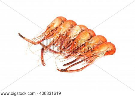 Shrimps An Isolated On A White Background
