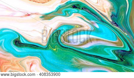 Abstract Marble Background Creative Contemporary Liquid Design