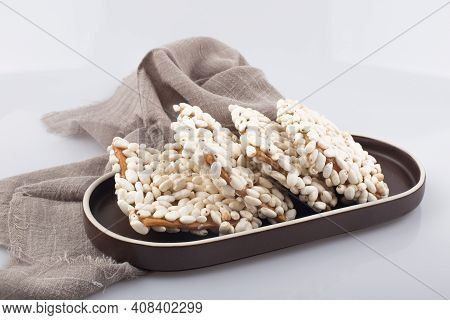 Korean Traditional Sweets And Honey Cookie, Hangwa.
