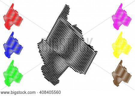 Avery County, North Carolina State (u.s. County, United States Of America, Usa, U.s., Us) Map Vector