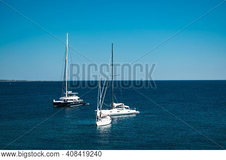 Fantastic View On Gallipoli Sea In Puglia