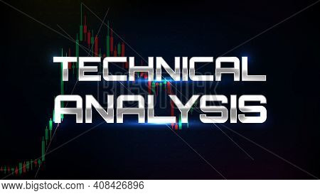 Abstract Background Of Technical Analysis Trading Stock Market Indicator Technical Analysis Graph