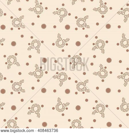 Seamless Pattern Antibacterial Protection Or Immune System. Health Bacteria Virus Protection. Health