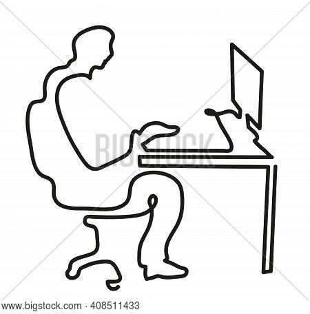 One line drawing computer Images - Search Images on Everypixel