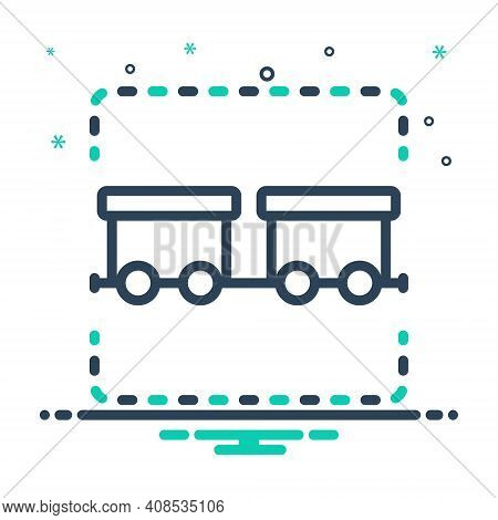 Mix Icon For Wagon Caravan Carriage Trolley Mine Bogie Mine-trolley