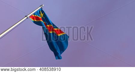 3d Rendering Of The National Flag Of The Congo