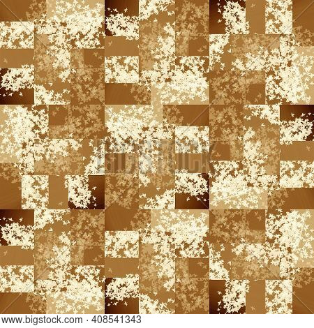 Abstract Geometric Background With Rectangles, Squares And Stripes