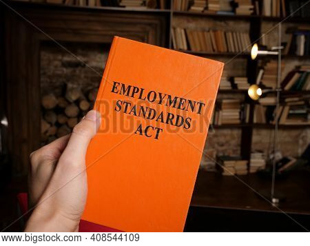Book Employment Standards Act Esa In The Man Hands.