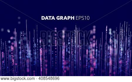 Business Finance Background. Vector Illustration Template. Vector Dashboard. Data Growth Diagram. Bu