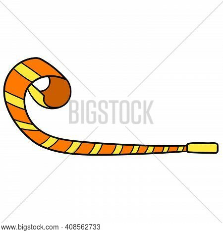 Draw A Party Toy Doodle. Doodle Icon Image. Cartoon Caharacter Cute Doodle Draw