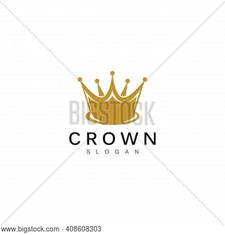 Crown Logo Template Vector Illustration