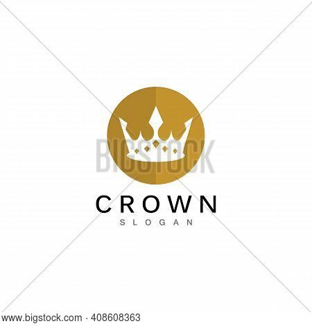 Crown Logo Template Vector Illustration