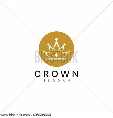 Crown Logo Template Vector Illustration