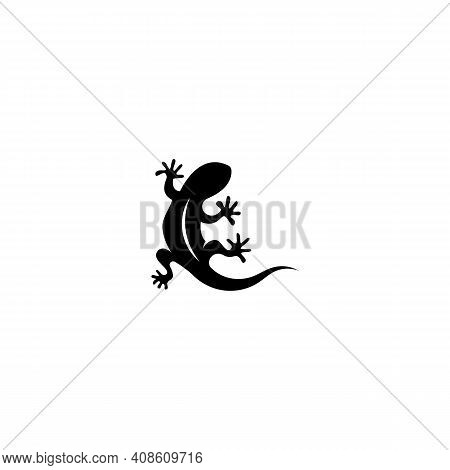 Lizard Chameleon Logo Or Icon Template Vector Design
