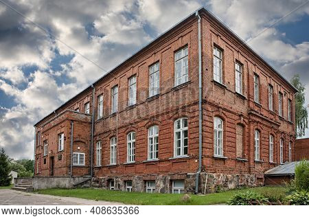Utena, Lithuania - July 16, 2017: Historical Building Of Utena 