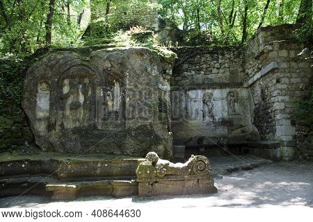 Bomarzo (vt), Italy - May 15, 2016: The \