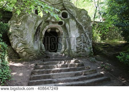 Bomarzo (vt), Italy - May 15, 2016: The 