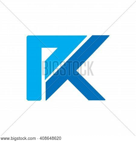 Unique Pk Letter Symbol For Your Best Business. Vector Illustration Eps.8 Eps.10
