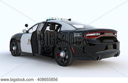 Police Car Model On Image & Photo (Free Trial) | Bigstock