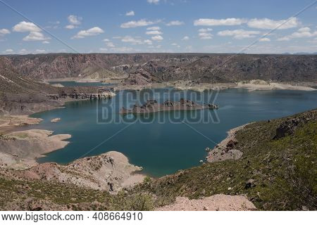 Sub Marine Shaped Geo Form In The Middle Of The Atuel's Canyon, Mendoza Argentina