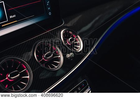 Kherson, Ukraine - February 2021. Mercedes-amg E63s Brabus 800 Interior.