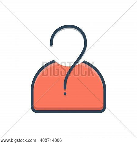 Color Illustration Icon For Curious Anxious Eager Agog